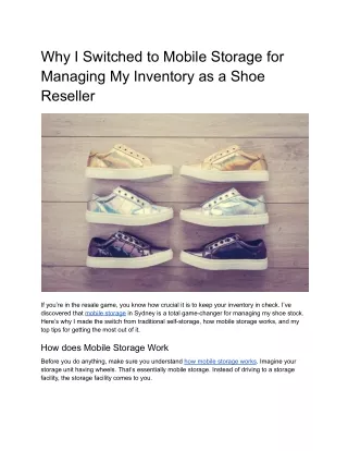 why i switched to mobile storage for managing