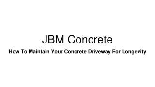 jbm concrete
