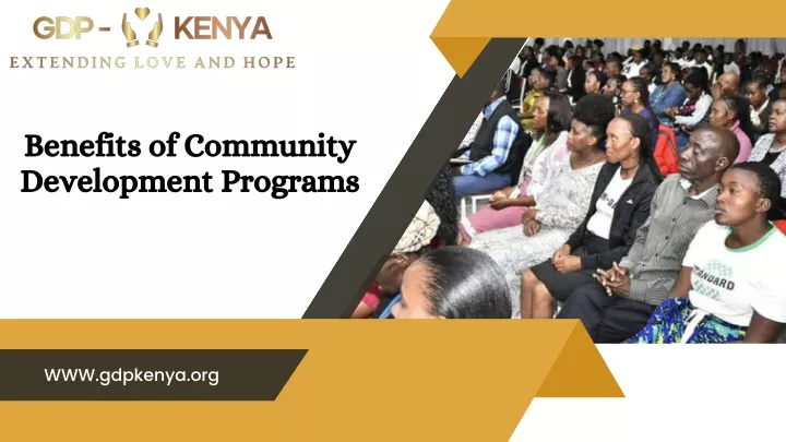 benefits of community development programs