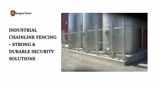 industrial chainlink fencing strong durable