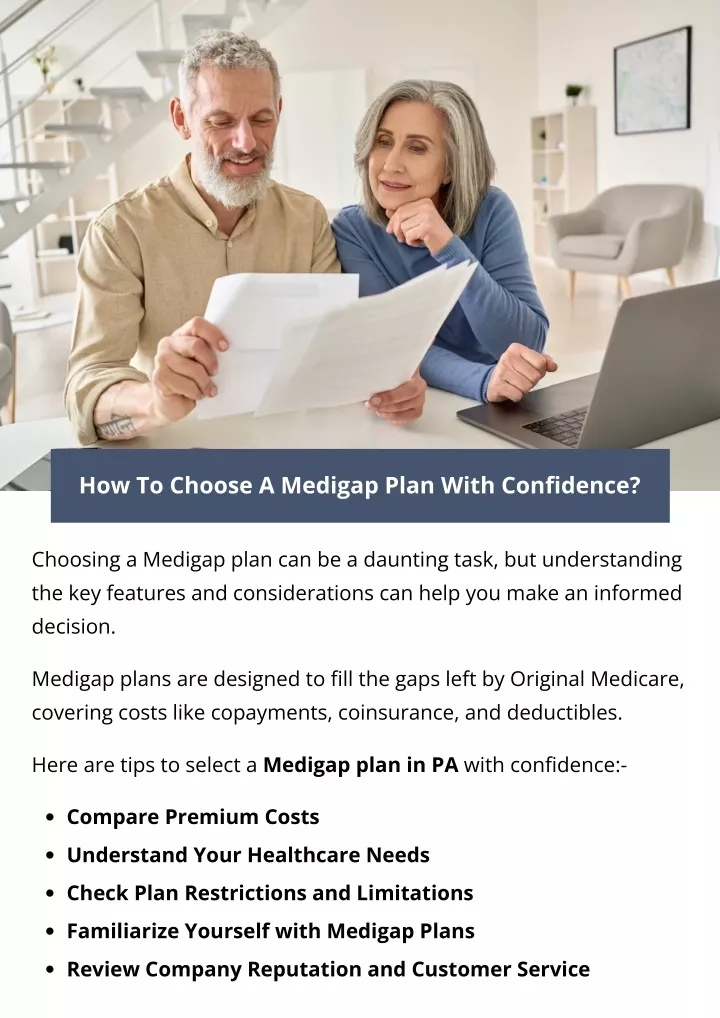 how to choose a medigap plan with confidence