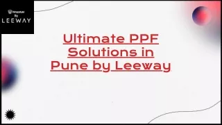 Top PPF Companies in Pune: Best Paint Protection Film Services Revealed