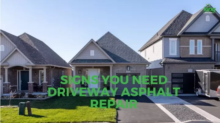 signs you need driveway asphalt repair