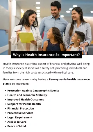 Why Is Health Insurance So Important?