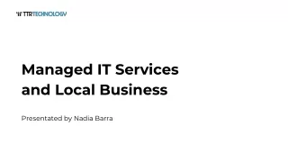 7 Reasons Why Managed IT Services are Vital for Local Businesses