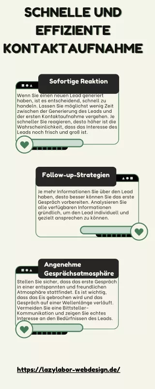 Schnelle und effiziente Kontaktaufnahme