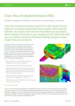 Master Creo Flow Analysis with 3 HTi