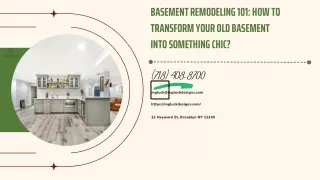Basement Remodeling 101: How to Transform Your Old Basement into Something Chic?
