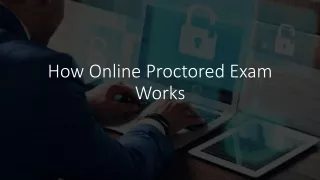 How Online Proctored Exam Works​