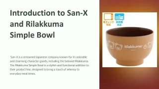 Introduction-to-San-X-and-Rilakkuma-Simple-Bowl