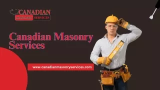 Canadian Masonry Services