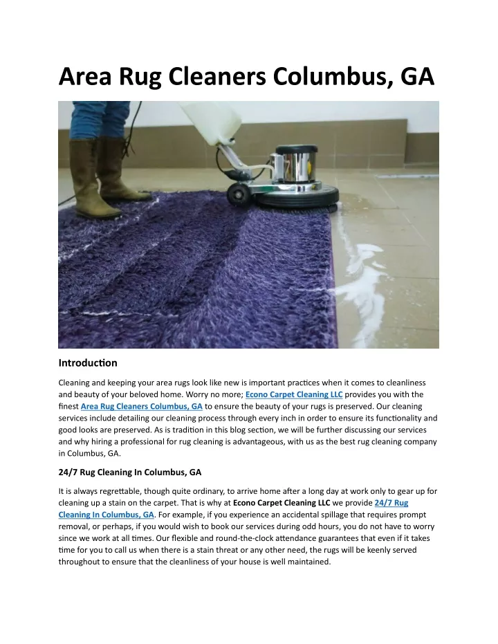 area rug cleaners columbus ga