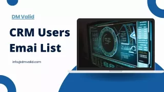 CRM Users Email List