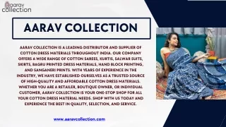 Hand Block Printed Cotton Kurtis Collection | Aarav Collection