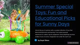 Summer Special Toys | Buy Fun Summer Toys for Kids Online in India
