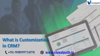 what is customization in crm