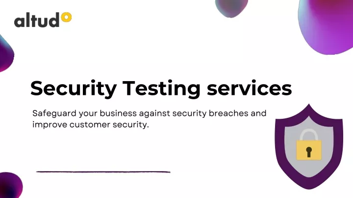 security testing services