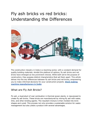 fly ash bricks vs red bricks understanding