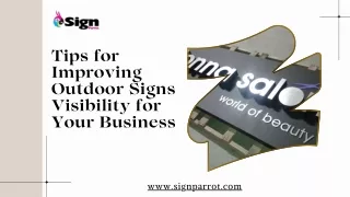 Boost Your Business: Enhancing Outdoor Sign Visibility