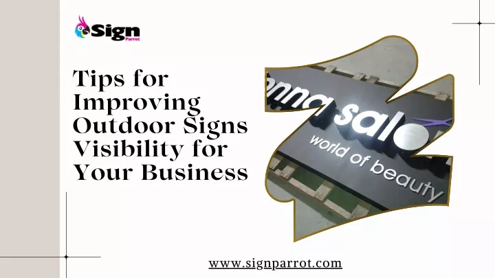 tips for improving outdoor signs visibility