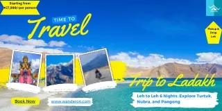 Leh to Leh 6 Nights Explore Turtuk, Nubra, and Pangong
