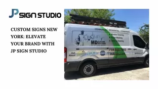 custom signs new york elevate your brand with
