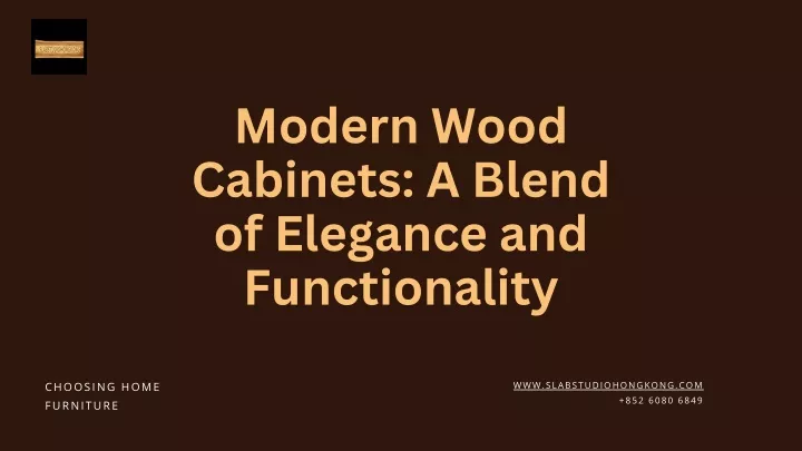 modern wood cabinets a blend of elegance