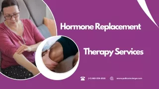 Hormone Replacement Therapy Services