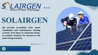 Certified Solar Installers in High Demand as Solar Industry Booms;