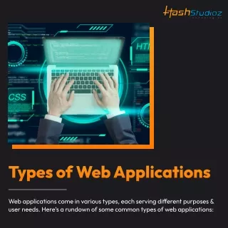 Types of Web Applications