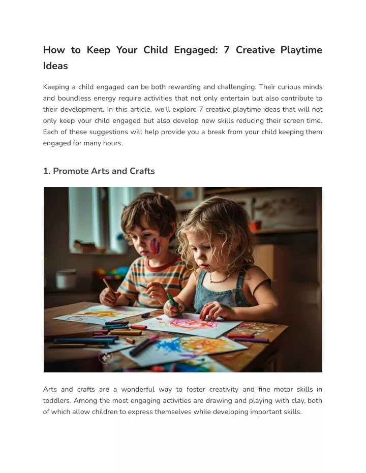 how to keep your child engaged 7 creative