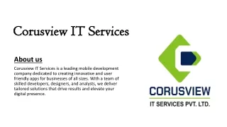 Corusview IT Services mobile development