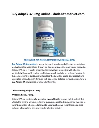 Buy Adipex 37.5mg Online - dark-net-market