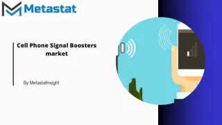 Cell Phone Signal Boosters Market