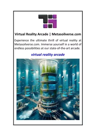 virtual reality arcade metasoilverse com