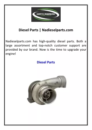 diesel parts nadieselparts com