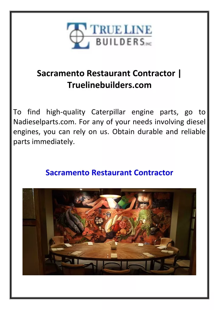 sacramento restaurant contractor truelinebuilders