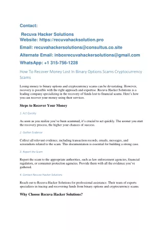 Safe and Secured Ways to Recover Stolen Cryptocurrency: Crypto Recovery Reviews