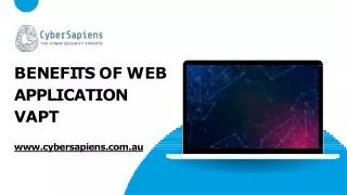 Benefits of Web Application VAPT