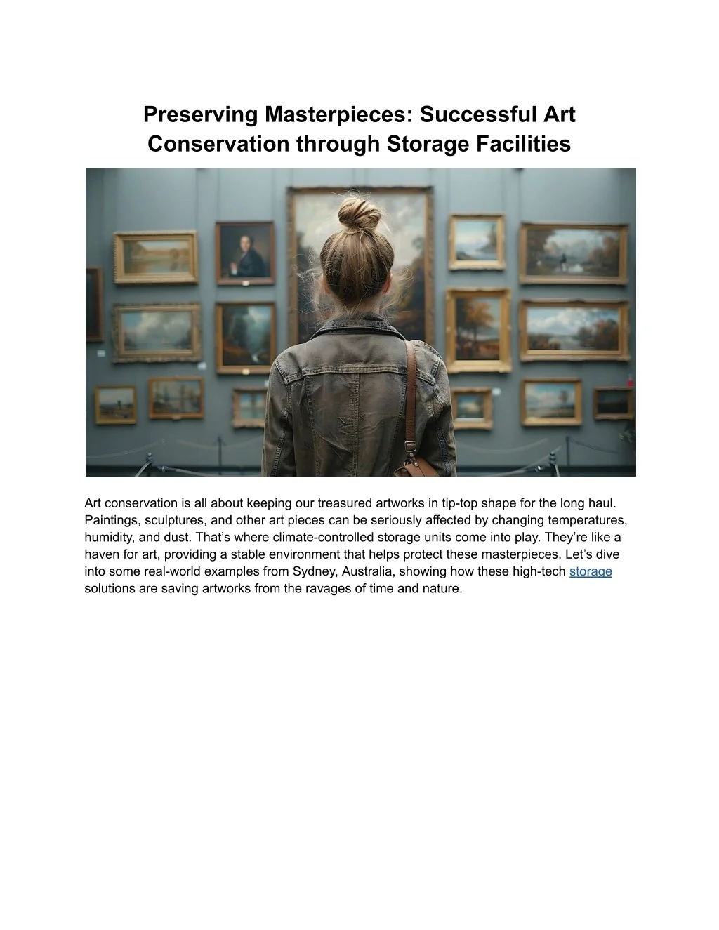 PPT - Preserving Masterpieces_ Successful Art Conservation through ...