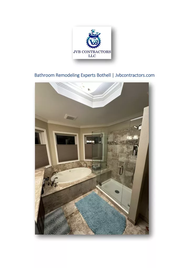 bathroom remodeling experts bothell