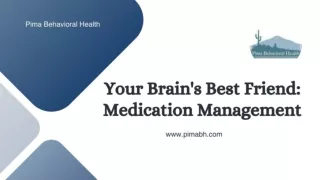 Your Brain's Best Friend Medication Management