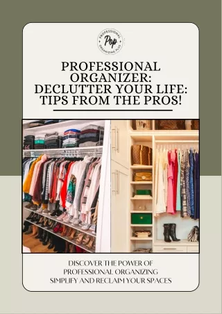 professional organizer: Declutter Your Life Tips from the Pros!