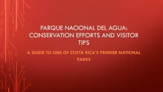 Parque Nacional del Agua