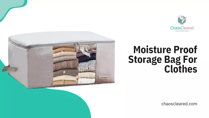 moisture proof storage bag for