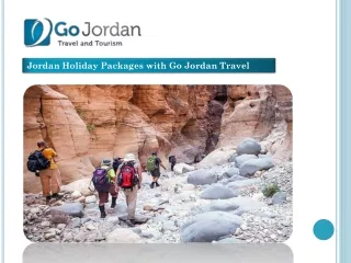 Jordan Holiday Packages with Go Jordan Travel