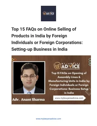 Top 15 FAQs on Online Selling of Products in India