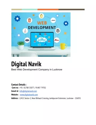 digital navik best web development company
