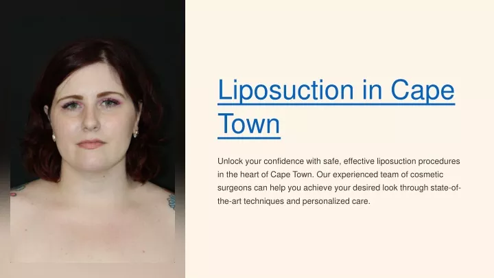 liposuction in cape town