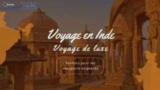 Voyage en Inde Voyage de luxe